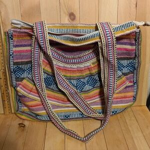 Artesanias pinzon Colorful Striped Women's Bag nwot